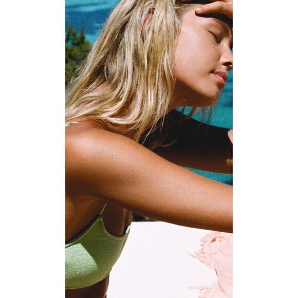 TRIANGL MICA - NORMAL LIME SPARKLE SET NO BAG NWT - Picture 7 of 7